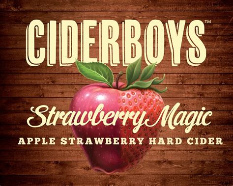 Experience the Taste of Strawberry Magic with Ciderboys Hard Cider